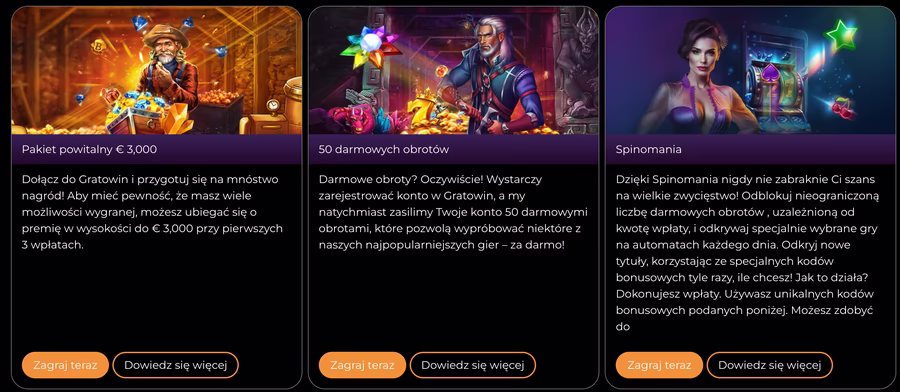 Gratowin Casino płatności i bezpieczeństwo